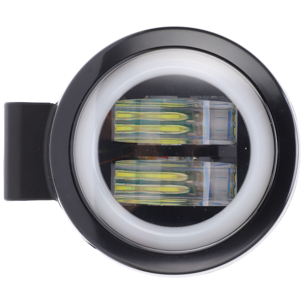 Led Fog Auxiliary Lamp 20W 4D Double Lens Angel Eye Light/Blue 9351358173689