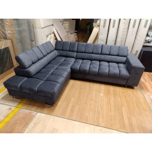 Dallas Corner Grey Color Sofa Bed With Storage
