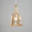 Visconte Mikael Glass Ceiling Pendant - Champagne 3