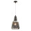Visconte Mikael Glass Ceiling Pendant - Smoke 1