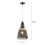 Visconte Mikael Glass Ceiling Pendant - Smoke 8