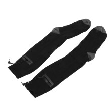 Heizbare Socken Winter Thermosocken 3,7V Waschbar Schwarz Grau, langlebig