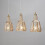 Visconte Mikael Pendant Bar 3 Light - Champagne 3