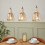Visconte Mikael Pendant Bar 3 Light - Champagne 2