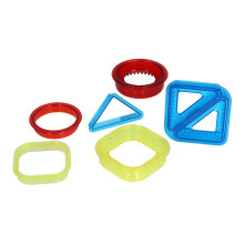 3PCS Sandwich Cutter Mold Kit PP Food Sealing DIY Bread Cutter for Boy Girl