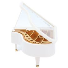 Mini Retro Dreieckige Spieluhr | 13x12,5x11,5cm Wohnaccessoire Geschenk