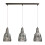 Visconte Mikael Ceiling Pendant 3 Light - Smoke 6