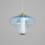 Visconte Elias Glass Ceiling Pendant - Sky Blue 4