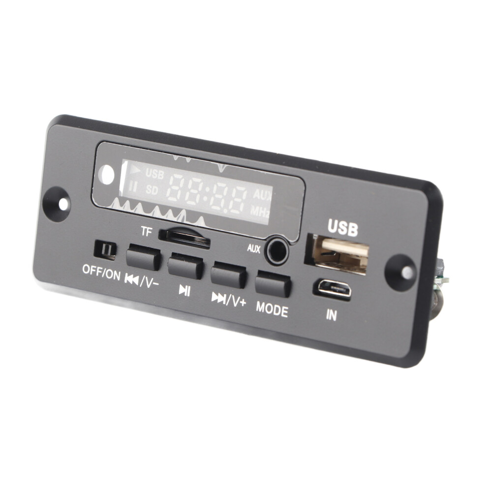 12V Mp3 Decode Board With Aux Usb Card Slot, 91X35x39mm Black 6941358178499