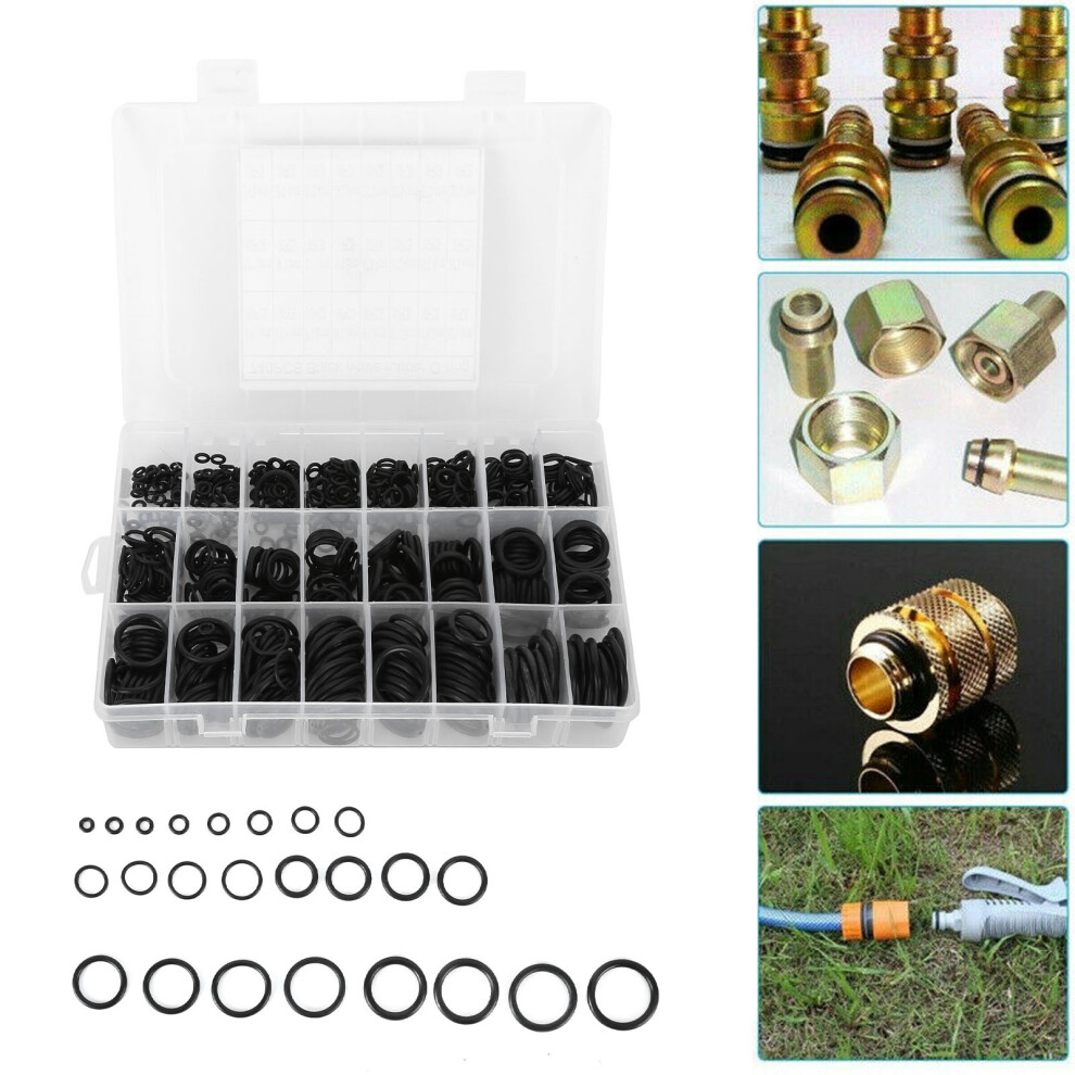 740Pcs Rubber O Ring Kit -40 To 248 Waterproof Sealing Set 8731358179897