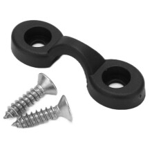 Fibbia di tipo C per corda da ponte nera 51x16x12mm 0.2oz