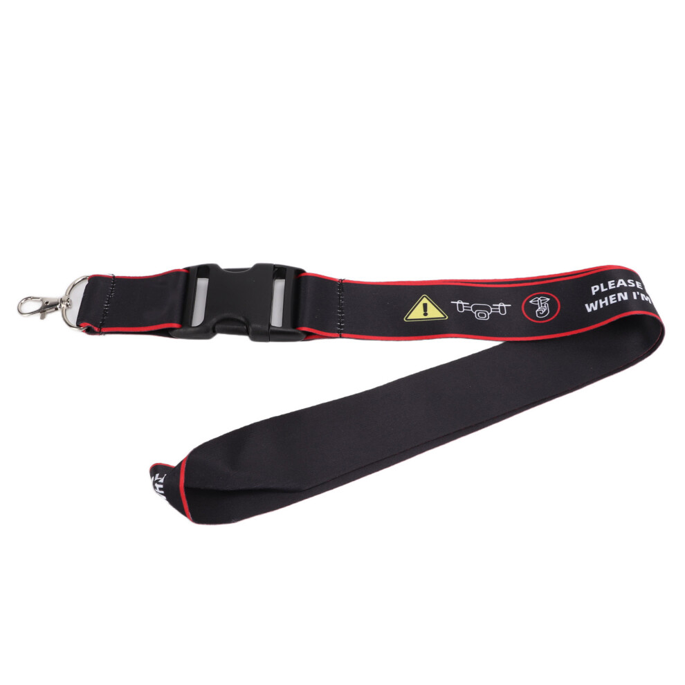 Fpv Drone Remote Strap Phantom 3/4 Controller Neck Lanyard Black/Red 9451358181230