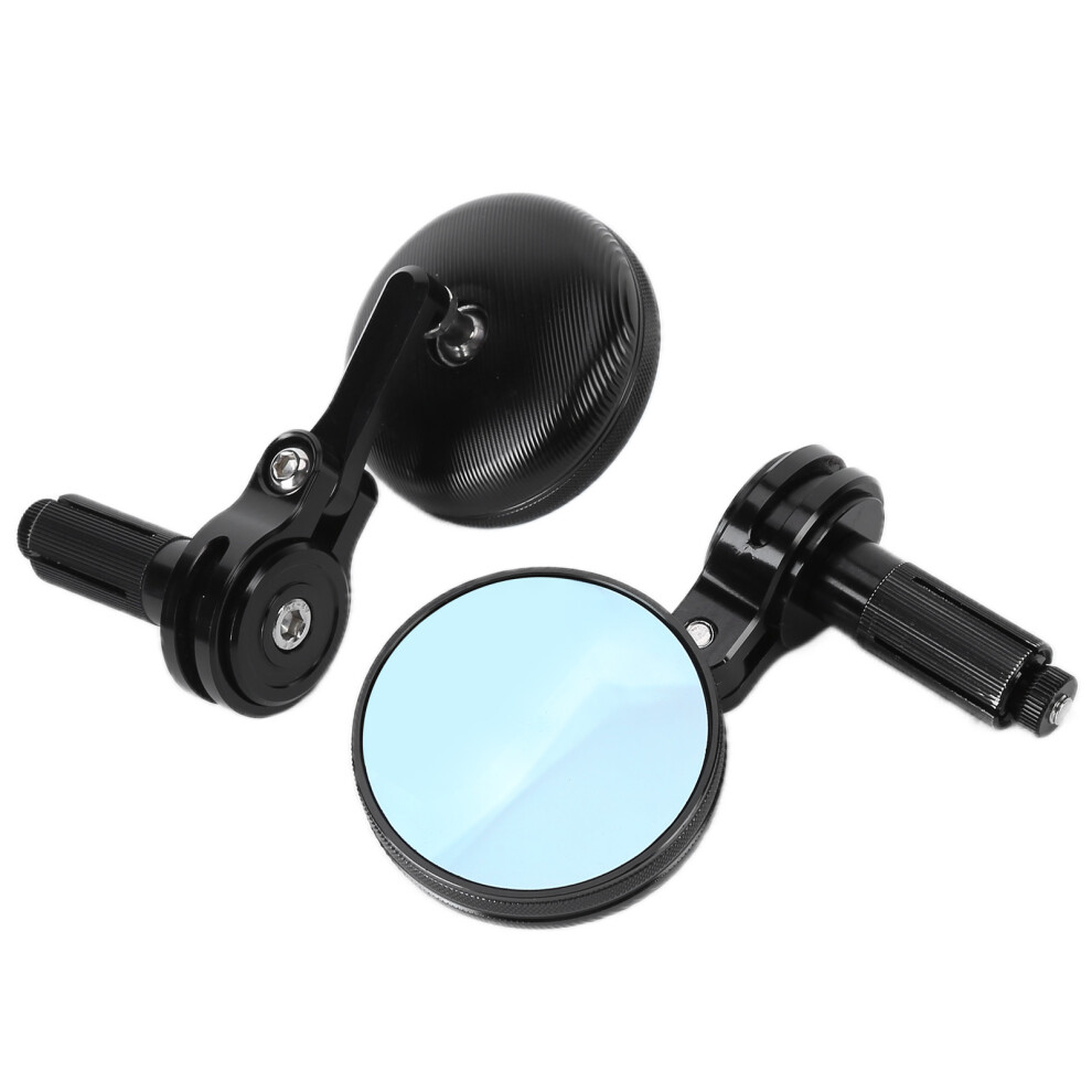 Round Aluminum Motorcycle Rearview Mirror 22Mm Universal Fit 7901358182864