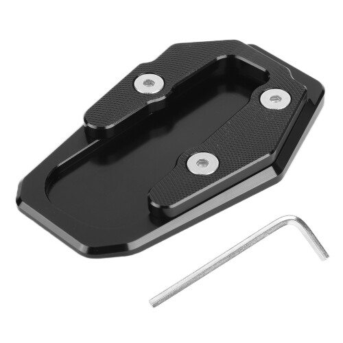 Plaque de béquille en aluminium pour R1200RT noir 1