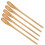 5pcs Wooden Spoons Set - Oval, Light, Comfortable Grip, 20.2cm 1
