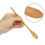 5pcs Wooden Spoons Set - Oval, Light, Comfortable Grip, 20.2cm 13