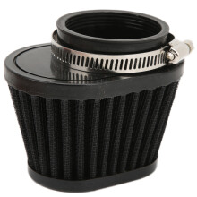 51mm Motorcycle Air Filter Clamp-On Dustproof Rubber - 2in Black