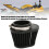 51mm Motorcycle Air Filter Clamp-On Dustproof Rubber - 2in Black 13