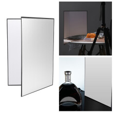 3-in-1 A3 Fotografie-Reflektor Karton Faltbar Silber Weiß Schwarz