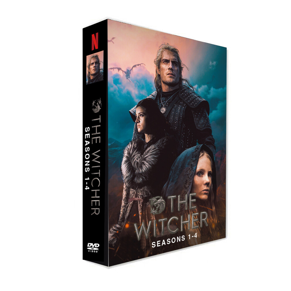 The Witcher Series 1-4 DVD(English) Box Set-12 Discs