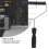 Fiberglass Roller 22x150mm Laminating Tool Aluminum Handle 12