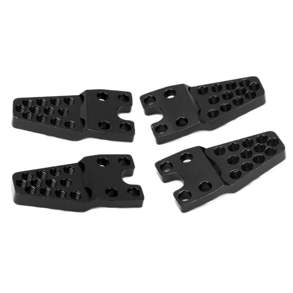 4Pcs Aluminium Alloy Shock Absorber Mounts For 1/10 Rc Crawler Black 4991358189225
