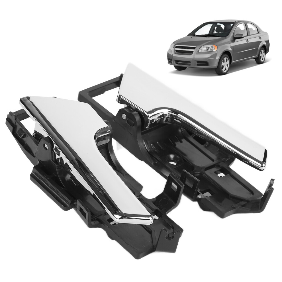 Set Of 2 Inner Door Handles For Chevrolet Aveo Ls Sedan 5091358189603