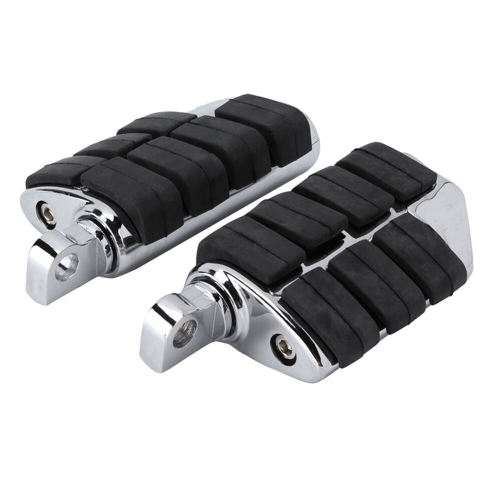 Cnc Aluminum Motorcycle Footpegs Rubber Pedal Fit For Universal Kawasaki 4611358189642
