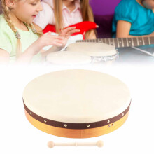 18 Zoll Irischer Schaffell-Handtrommel Robustes Buchenmetall | Beat Musik Instrument