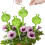 4 Stück selbstbewässernde Blumenkugeln, dekorative 11