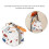 Sac étanche factice PU+PEVA, petit cube de 6,35 cm 6