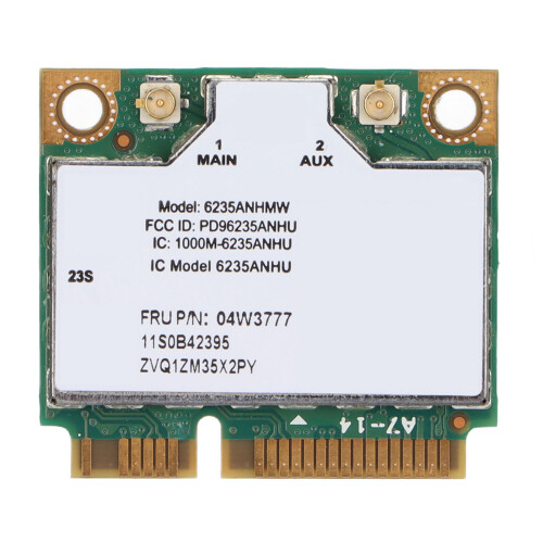 04W3777 Mini PCIe wireless a doppia banda 300Mbps BT4.0 1