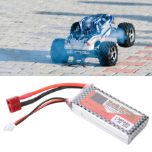 7.4V 1300mAh Lithium Polymer T Plug Lipo Battery for RC Car Boat Plane
