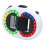 Rotating Bean Toy for Adults, Anxiety Relief, Decompression, 7.5cm White Plastic 13