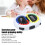 Rotating Bean Toy for Adults, Anxiety Relief, Decompression, 7.5cm White Plastic 4