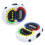 Rotating Bean Toy for Adults, Anxiety Relief, Decompression, 7.5cm White Plastic 3