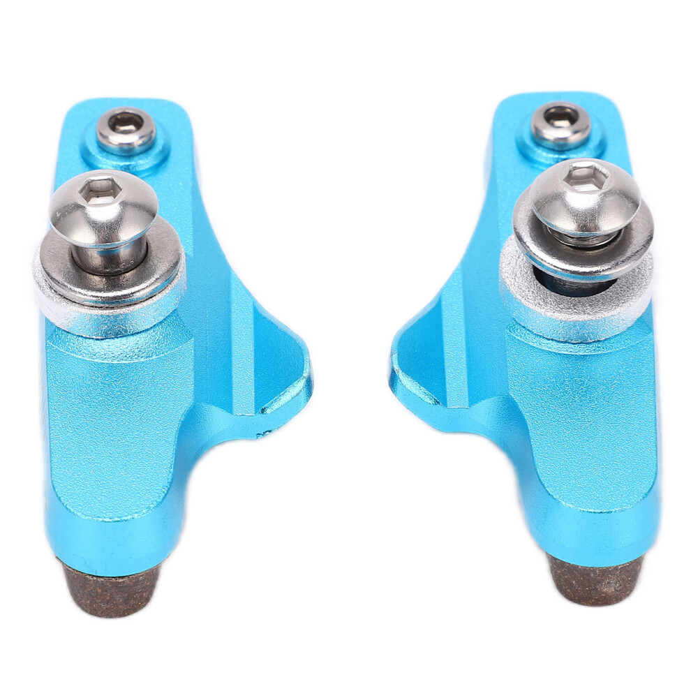 Bike V Brake Pads 2Pcs Set For Mountain & Road Compatible & Reliable Blue 4951358194568