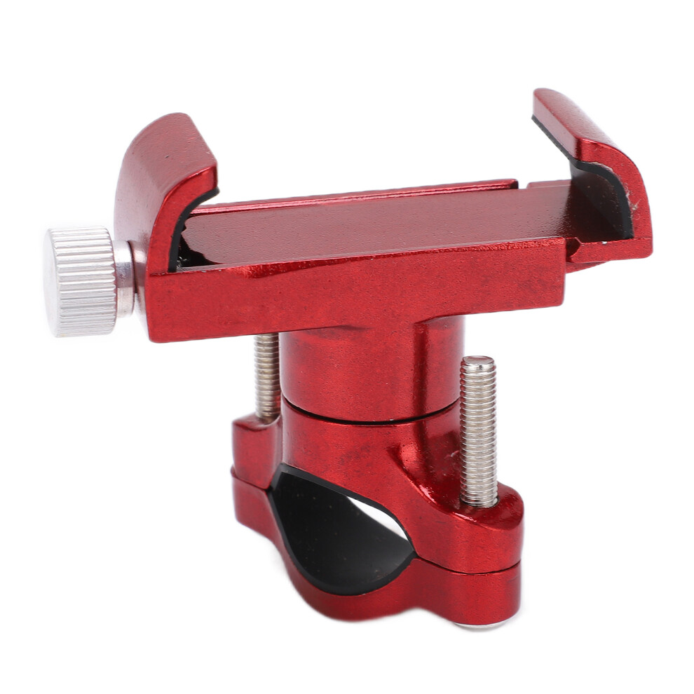 Heavy Duty Aluminum Alloy Bike Phone Mount For Bicycles, Motorcycles In Red 4681358195080