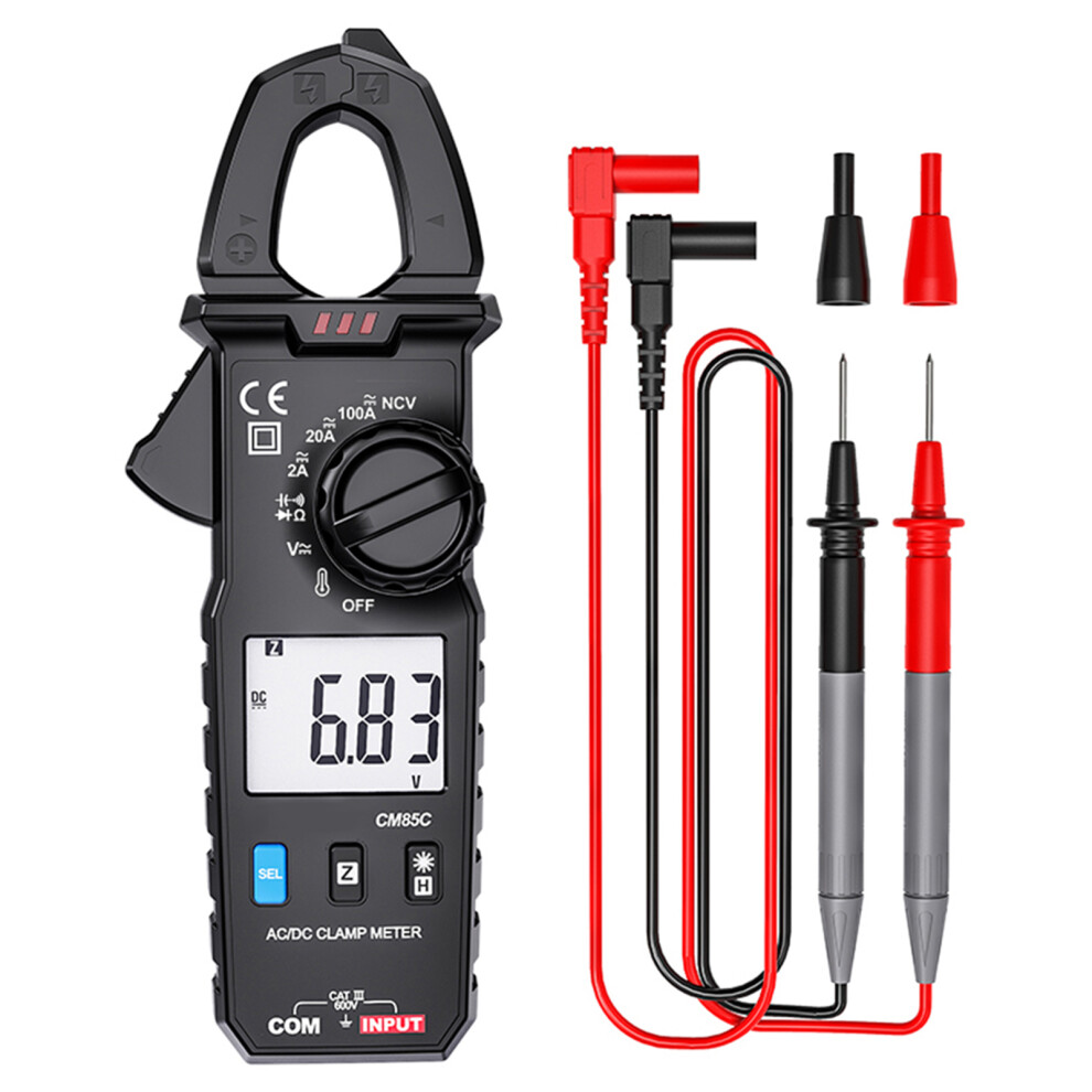 Mini Clamp Meter 100A 600V Lcd Backlight Portable Test Tool 4401358195138