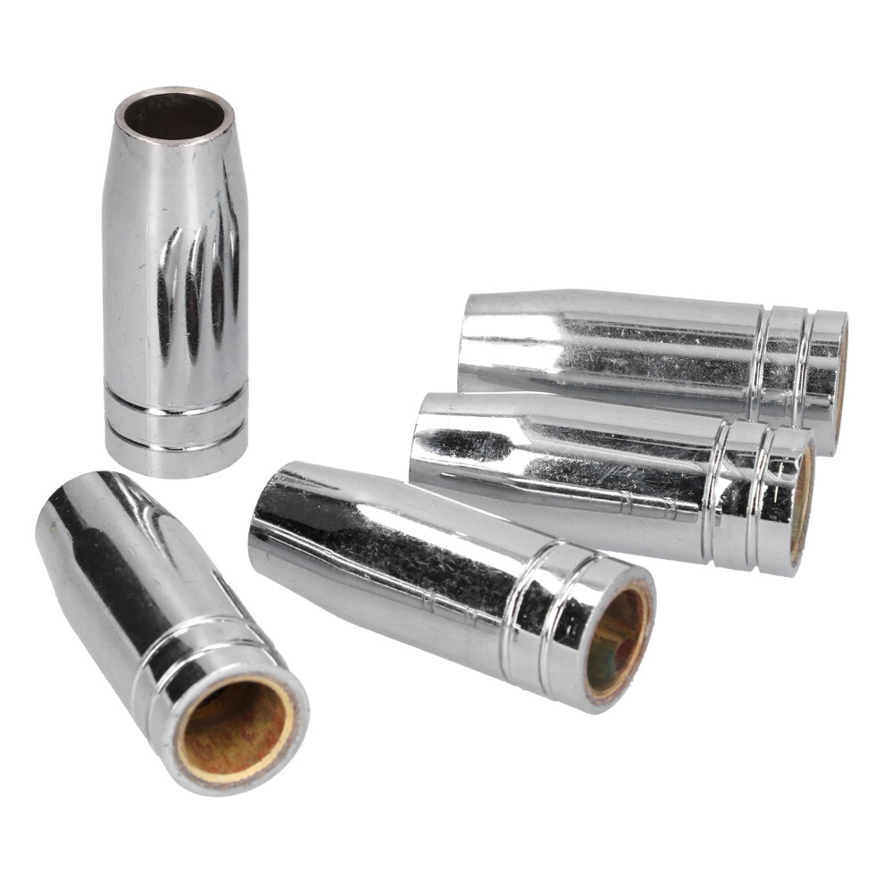 5Pcs Welding Gun Nozzle Brass Conical Shield Cup For 25Ak Mig Mag Torch 9351358196398
