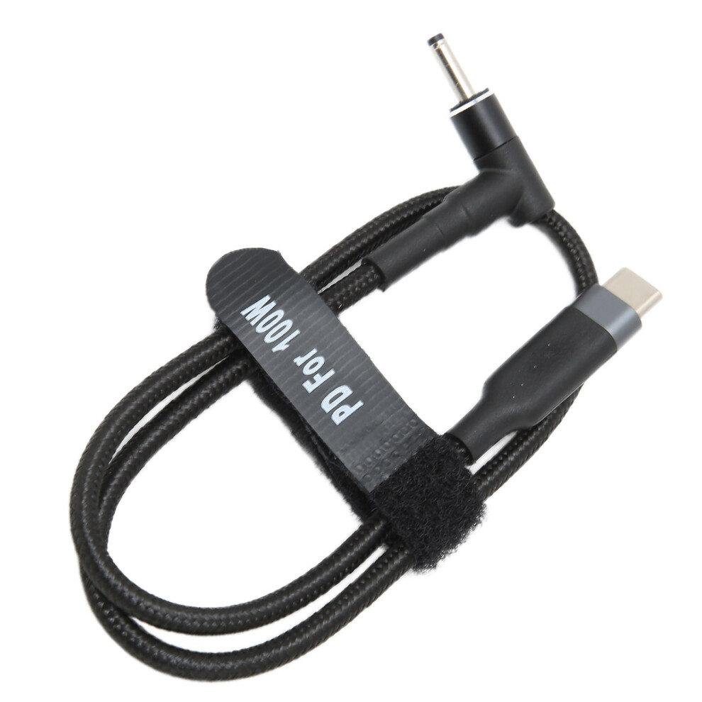 Typec To Dc Power Cable For Laptops 0.5M Fast Charging Emark Chips Durable 8021358196407