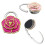 Folding Handbag Hook Hanger Replacement Foldable-Rose Red. 6