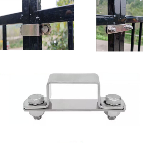 4Pcs Metal Steel Square Pipe Clamp Right Angles Bracket-20X20mm 1
