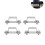 4Pcs Metal Steel Square Pipe Clamp Right Angles Bracket-20X20mm 4
