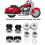 Kit di aggancio per Sissy Bar Plastica+Metallo 1997-2008 11