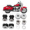 Kit di aggancio per Sissy Bar Plastica+Metallo 1997-2008 13