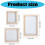 3Pcs Paper Making Craft Tool Set Wooden Papermaking Frames for 3
