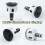 Strong ABS Toilet Flush Button Universal for Modern-Round black 2