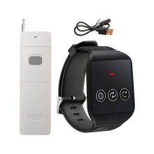 Button Emergency Alert Wristband for Seniors Signal Range High