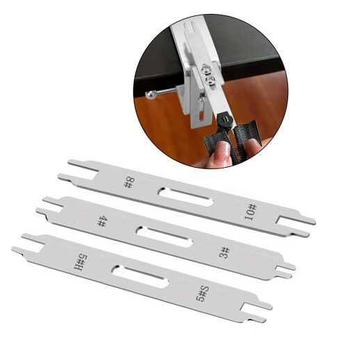 3Pcs Zippers Installation Tool Double Tip High Strength Plastic 1